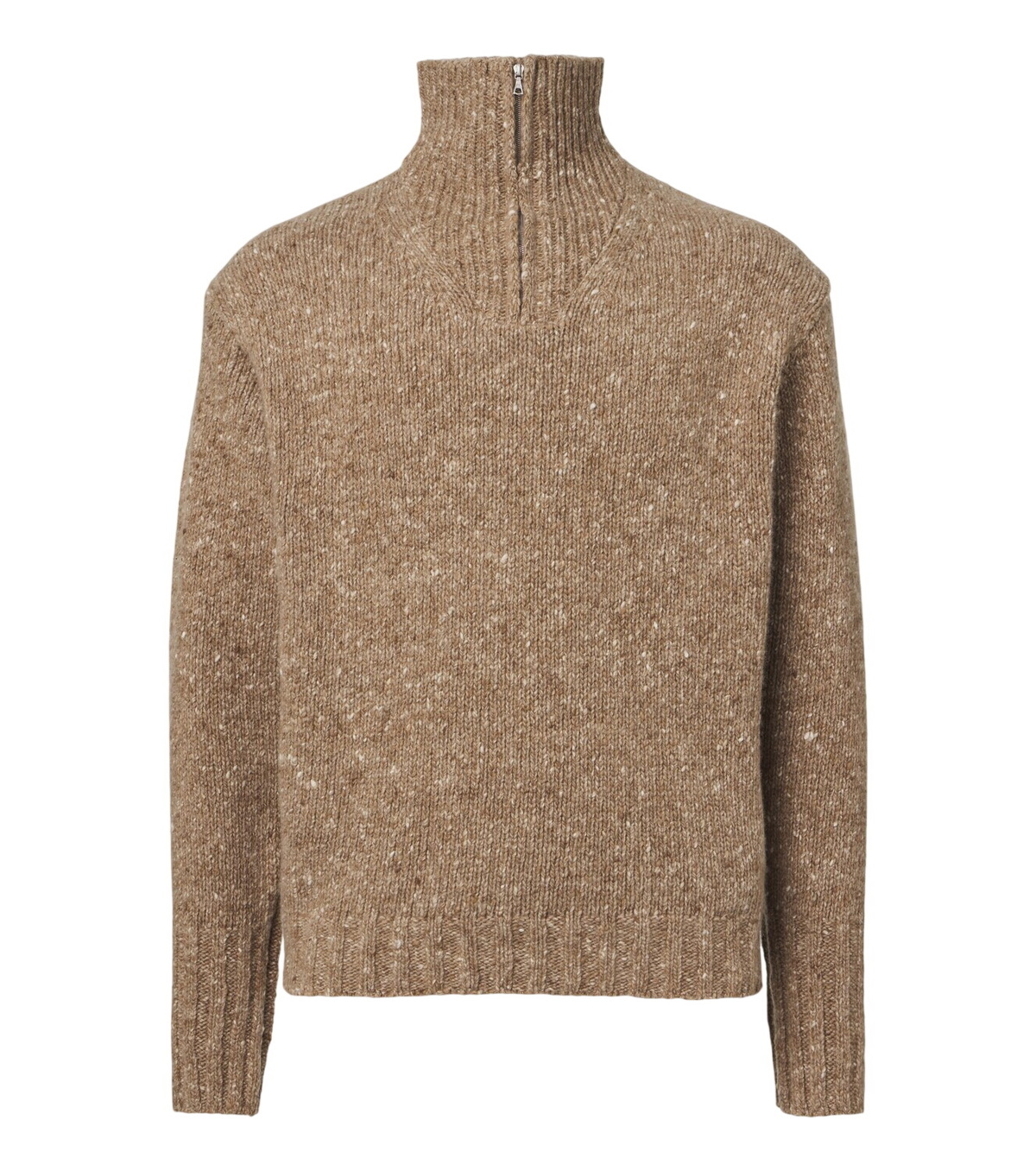 AURALEE Fine Cashmere & Silk Knit Skipper Polo Auralee