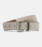 Brunello Cucinelli Monili suede belt