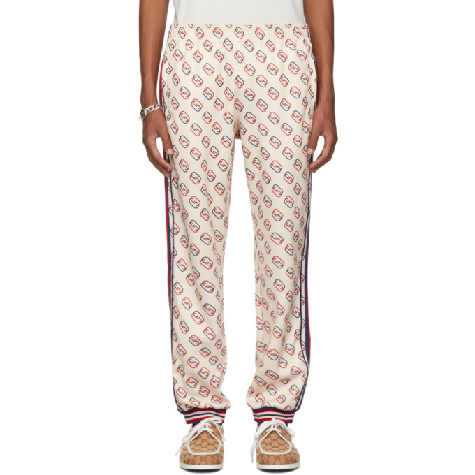 Photo: Gucci Off-White Interlocking G Print Lounge Pants