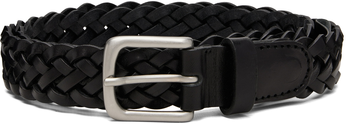 ANOTHER ASPECT Black Another 1.0 Braided Belt