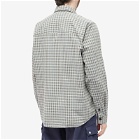 Wood Wood Men's Aster Flannel Shirt in Blue Grey