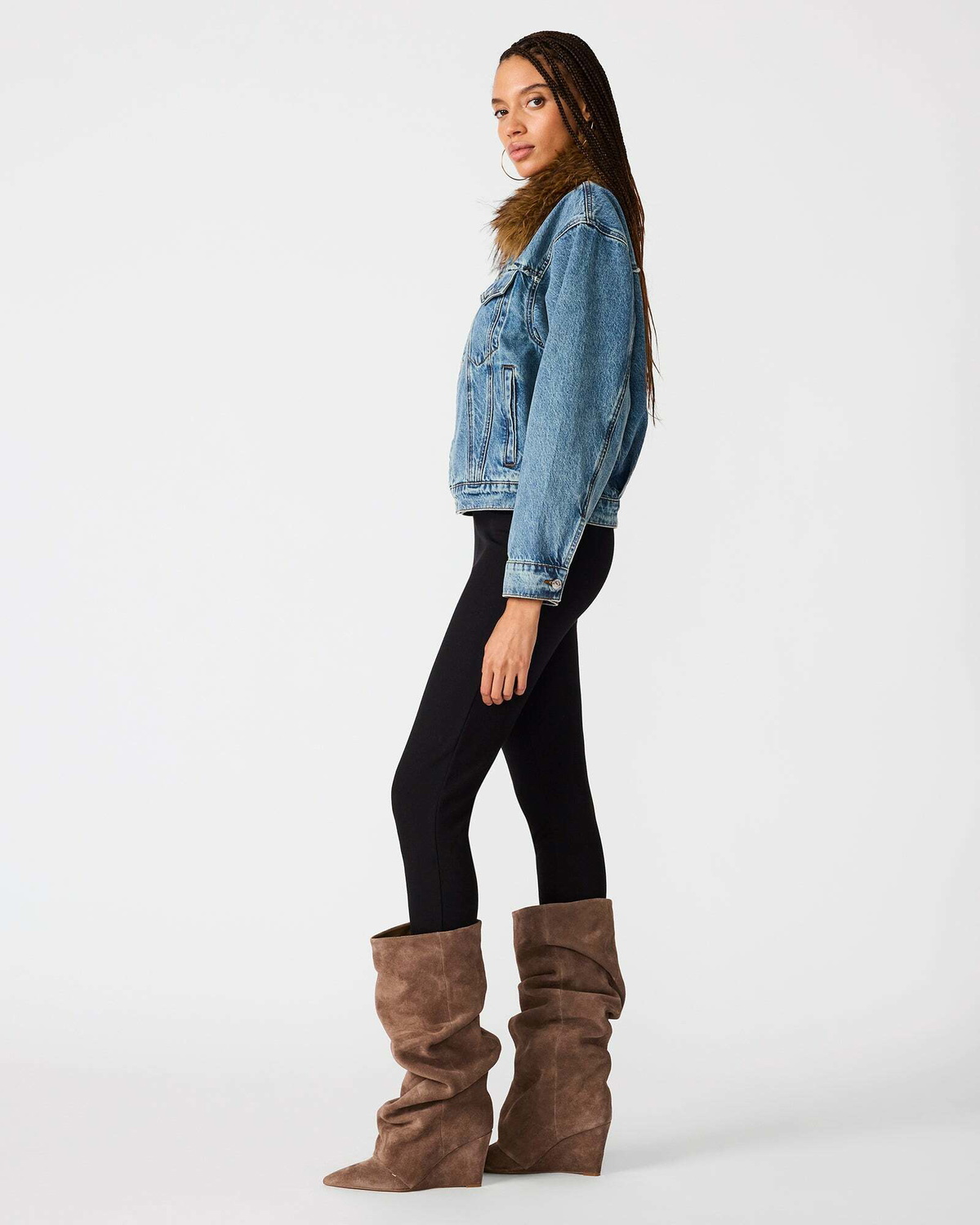 Steve Madden Smarky Jacket in Denim