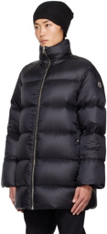 Rick Owens Black Moncler Edition Cyclopic Down Coat