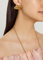 Chloe The Chloé Mirror Shell Earrings - Gold - One Size