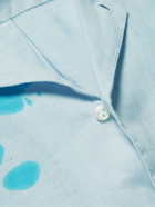 Vilebrequin - Charli Camp-Collar Tie-Dyed Linen Shirt - White