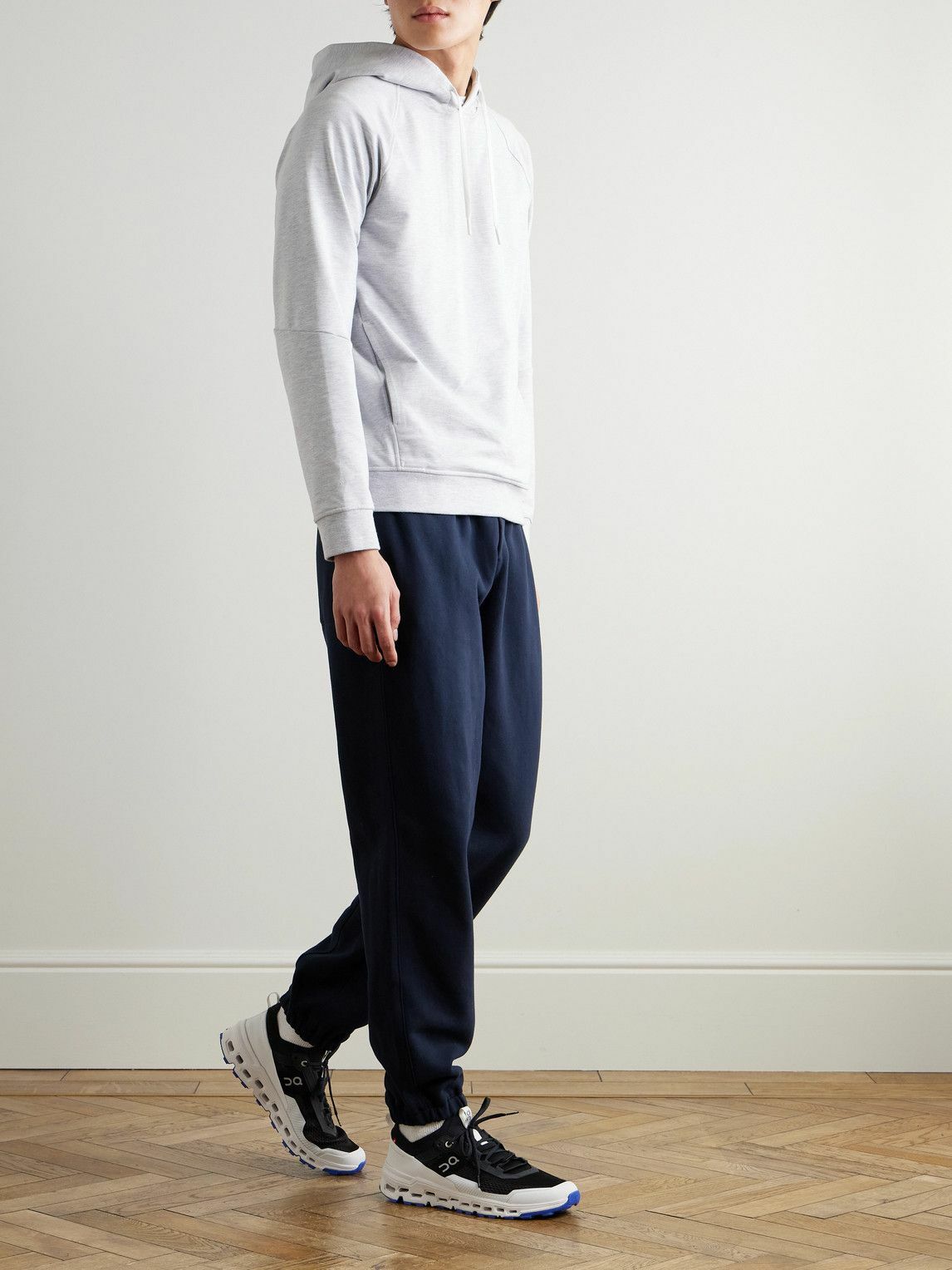 Lululemon - Steady State Tapered Cotton-Blend Jersey Sweatpants - Blue