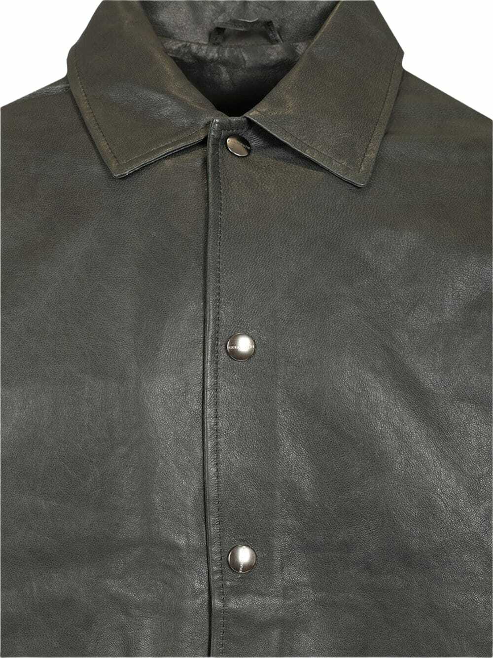 Giorgio Brato Leather Overshirt