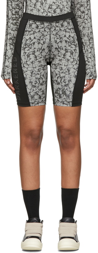 Photo: 44 Label Group Black & Grey Teeth Cycling Shorts