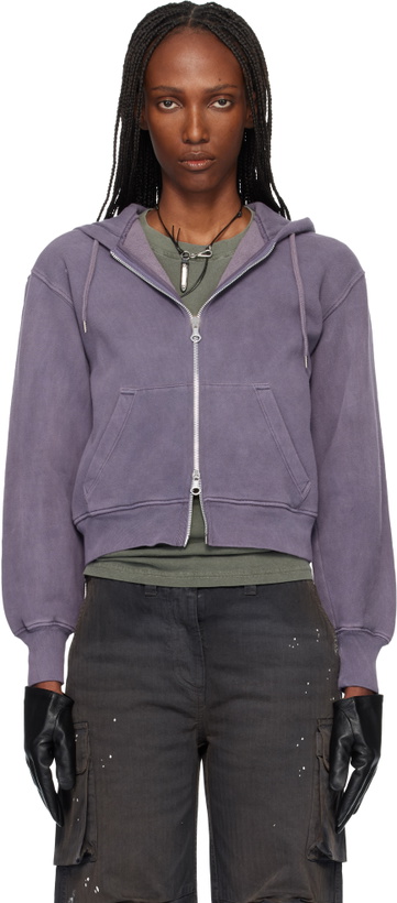 Photo: OUR LEGACY Purple Mischief Hoodie