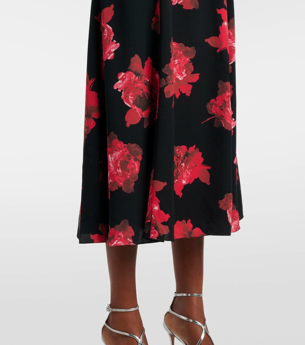 ERDEM アーデム ワンピース ブランド Floral crepe midi 968894 Erdem Floral crêpe midi dress Erdem
