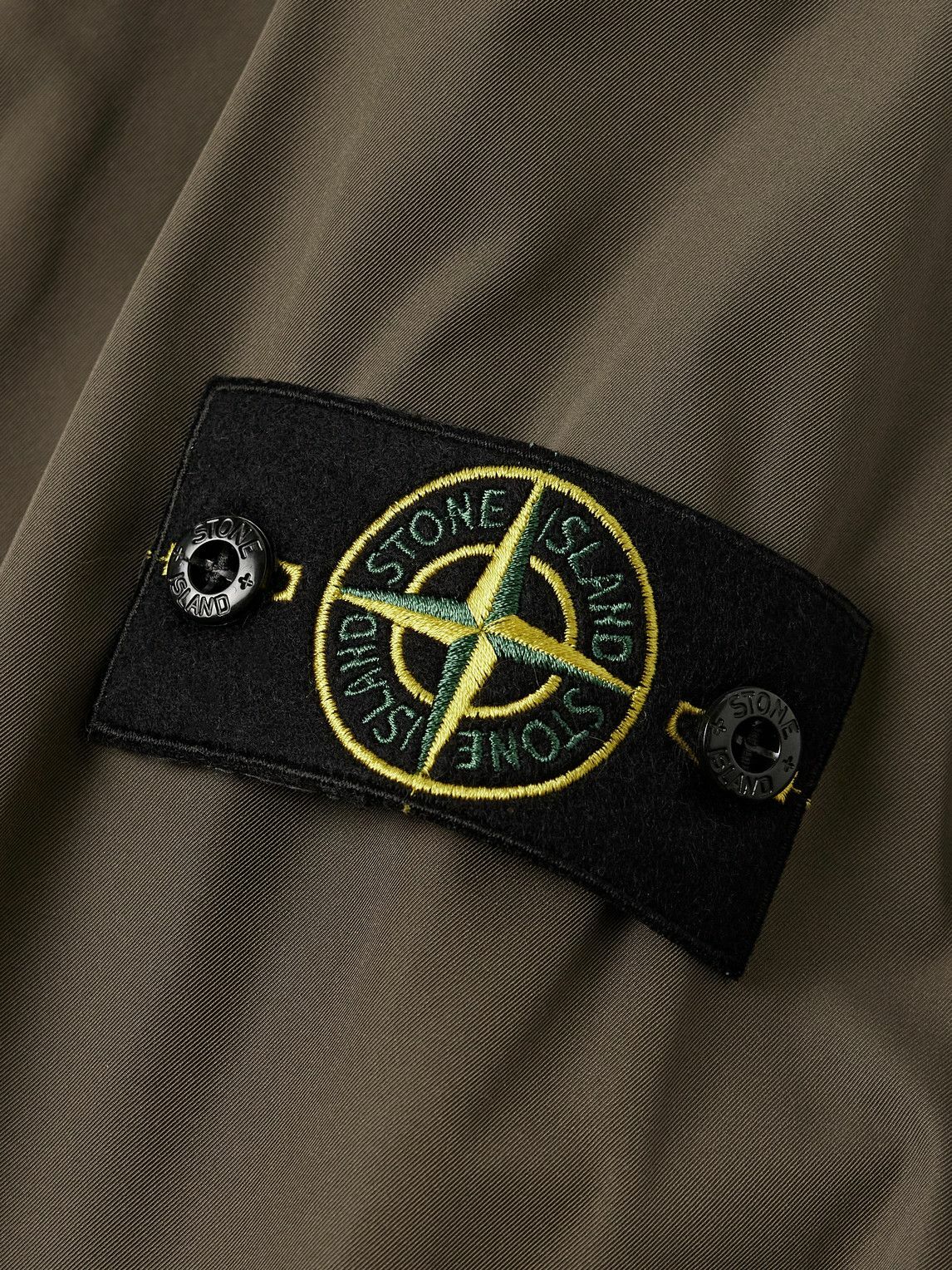 Stone Island - Logo-Appliquéd Micro Twill Jacket - Green Stone Island