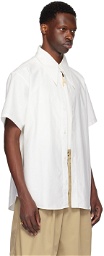WILLY CHAVARRIA White Point Collar Shirt