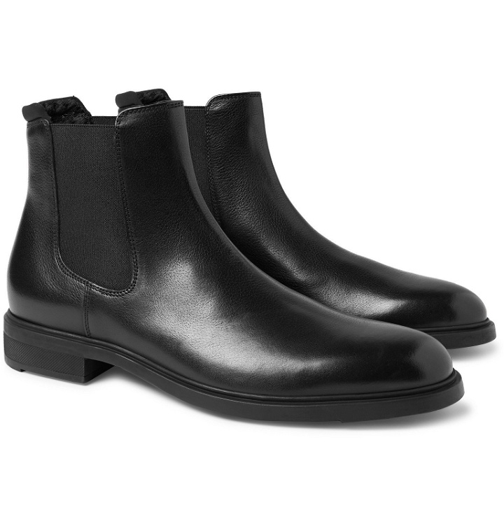 Photo: Hugo Boss - First Class Leather Chelsea Boot - Black