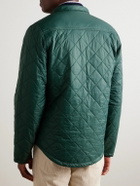 Sid Mashburn - Traveler's Slim-Fit Quilted Nylon Cashpad Jacket - Green