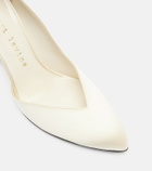 Herbert Levine Not Half Bad embellished satin pumps