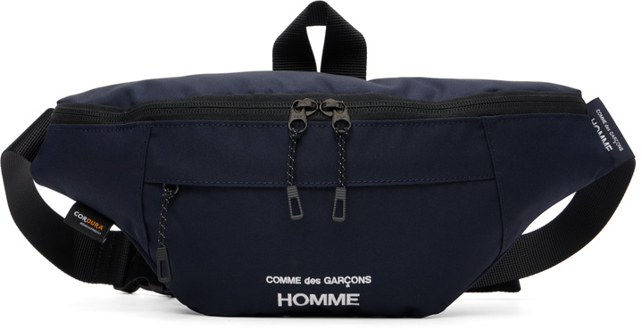 Photo: Comme des Garçons Homme Navy CORDURA Messenger Bag