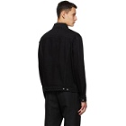 Fendi Black Denim Oversized Jacket