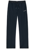 Les Deux Ballier Pintuck Jersey Track Pants Navy