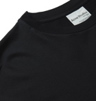 Acne Studios - Oversized Mélange Cotton-Jersey T-Shirt - Black