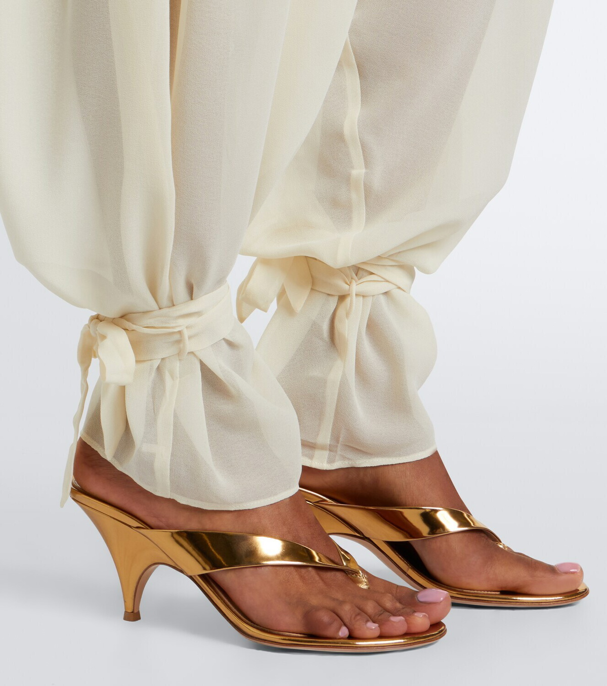 De La Vali Ines chiffon balloon pants