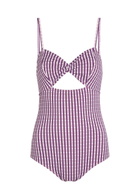 Nounou Zoe Gingham Swimsuit Purple
