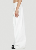 Aaron Esh - Double Pleat Pants in White