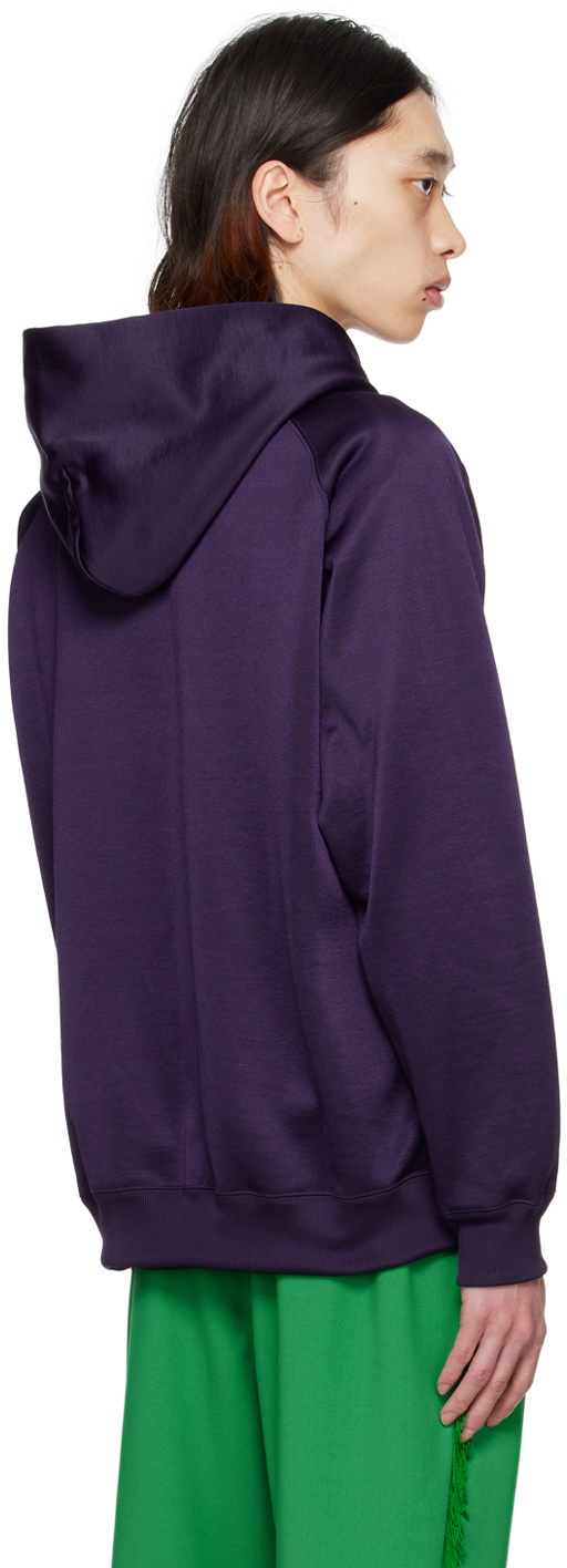 NEEDLES｜HOOD/ZIP-UP (Track Hoody C/PE Velour - PURPLE ( Needles Zipped Work Hoodie 11oz Cotton Oxford - Purple – Kith