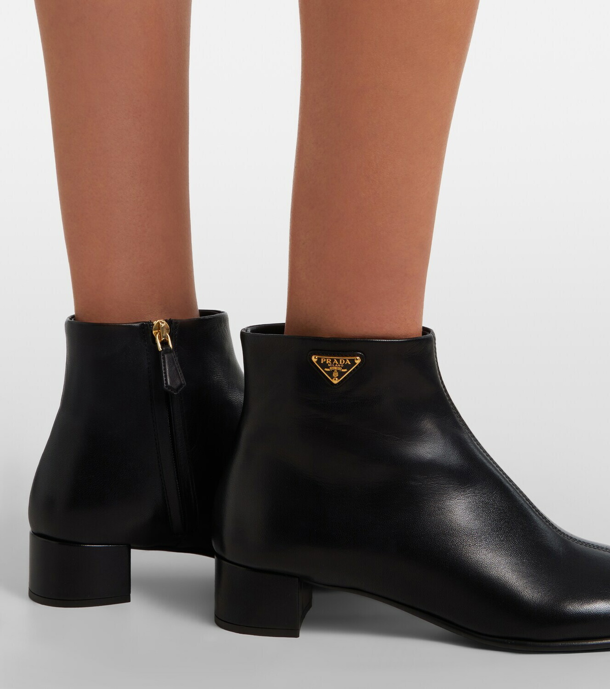 Prada Leather ankle boots