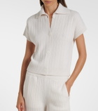 Eleventy Wool and cashmere polo shirt