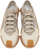 Dolce & Gabbana Beige & Taupe NS1 Low Sneakers