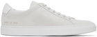 Common Projects Gray Retro Low Sneakers