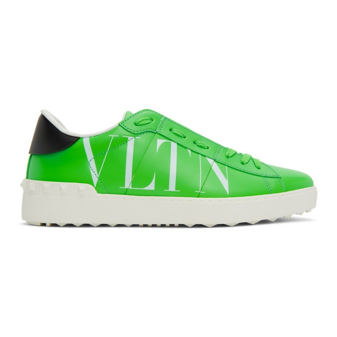 Photo: Valentino Green Valentino Garavani VLTN Open Sneakers