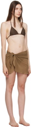 Saturdays NYC Brown Carmen Beach Sarong