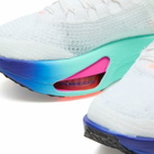 Nike Alphafly 3 Sneaker in White/Black/Turquoise