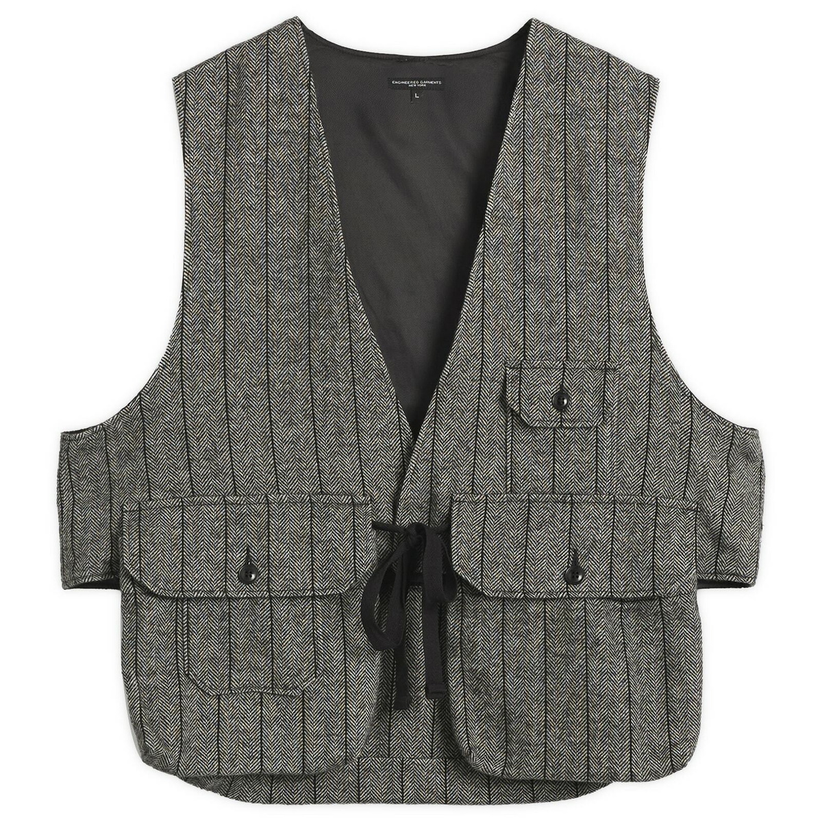 Engineered Garments Fowl Vest ウールメルトン S Engineered Garments Men's Fowl Vest Engineered Garments