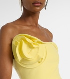 Roland Mouret Floral-appliqué gown