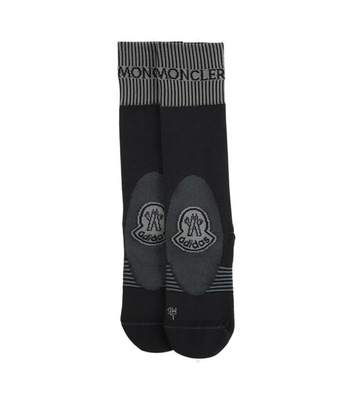 Photo: Moncler Genius x Adidas logo socks