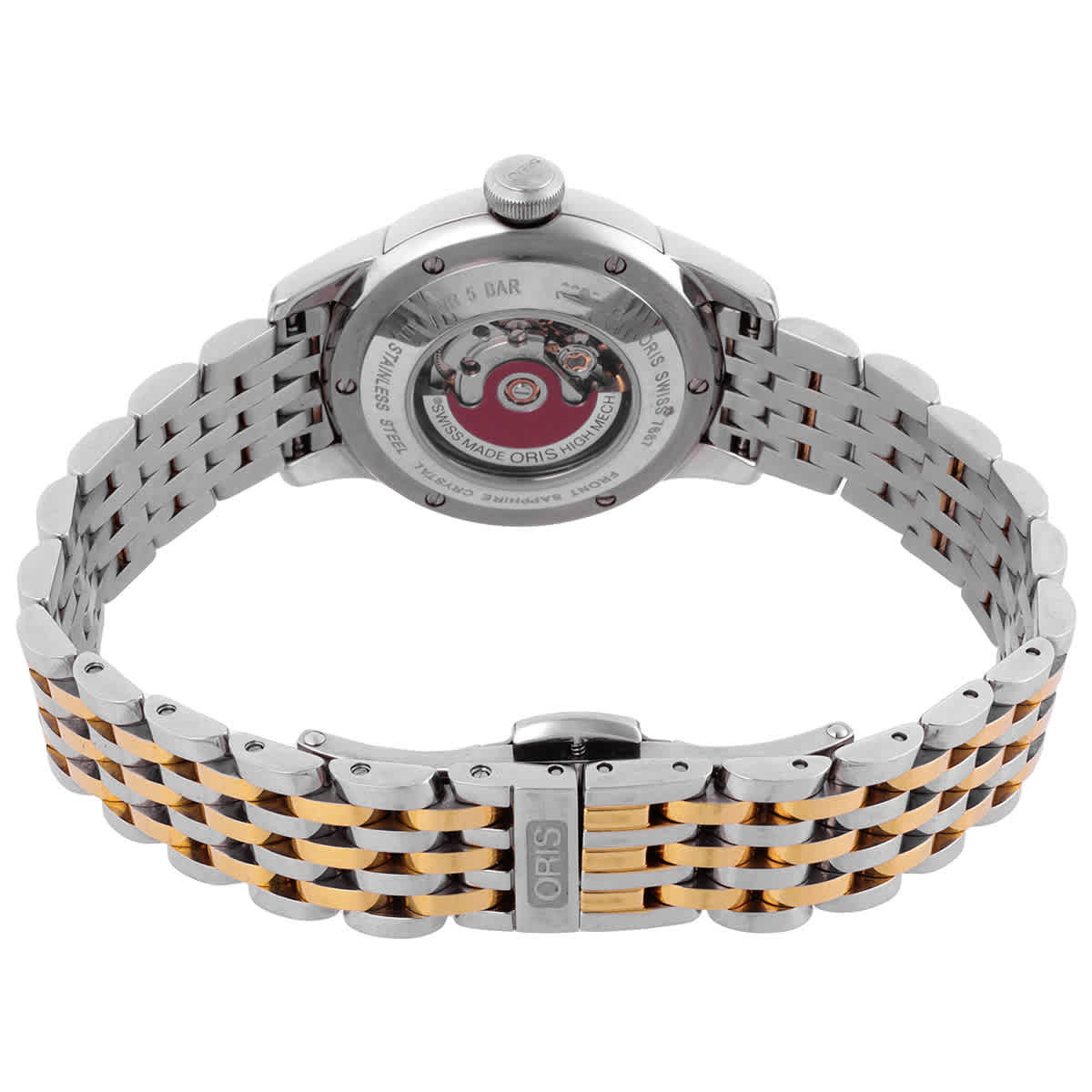 Oris Automatic Silver Dial Ladies Watch 01 561 7687 4351-07 8 14 78
