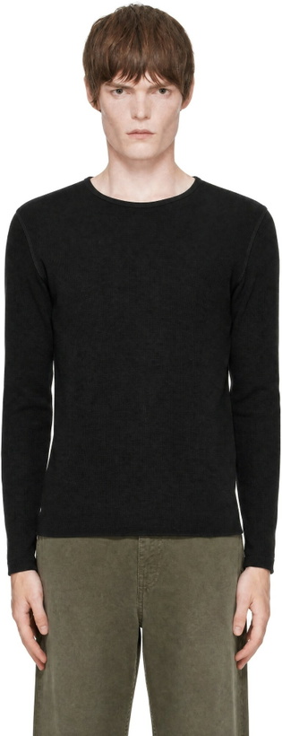 Photo: Second/Layer Black Zero Thermal Long Sleeve T-shirt
