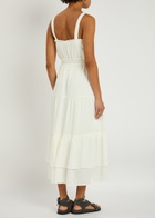 Paige Persimmon Rayon-blend Midi Dress White