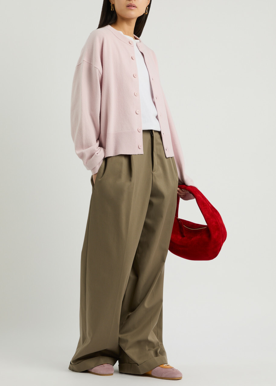 Extreme Cashmere n°170 Chou Cashmere-blend Cardigan - Light Pink