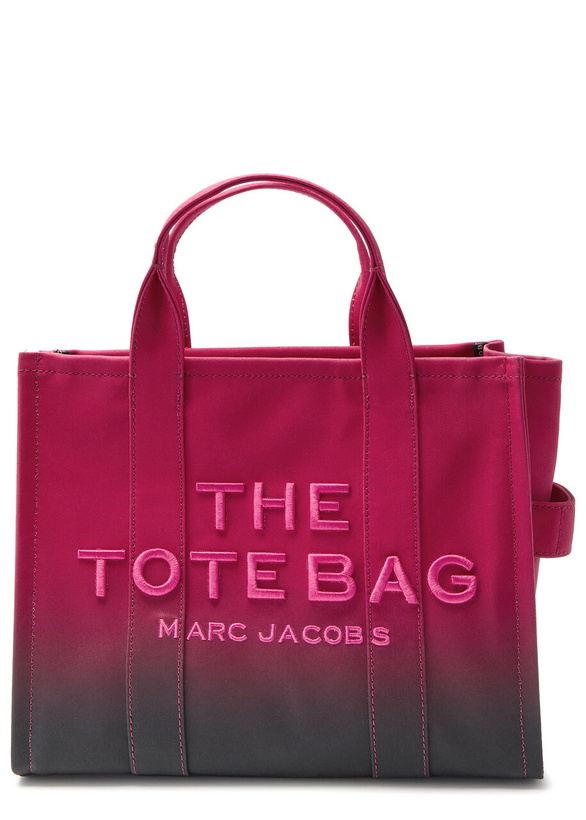 Photo: Marc Jacobs The Tote Medium Ombré Coated Canvas Tote - Black - One Size