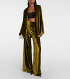 Galvan Julianne velvet blazer