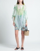 Jijil Womens Cape in Green