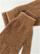 Paul Smith - Striped Intarsia Wool Gloves