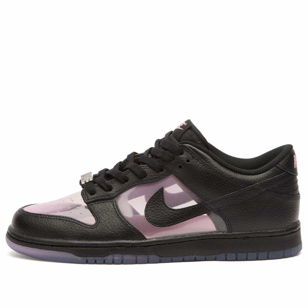 Nike Dunk LoRetro Prm Sneaker in Pink Rise/Black/Black