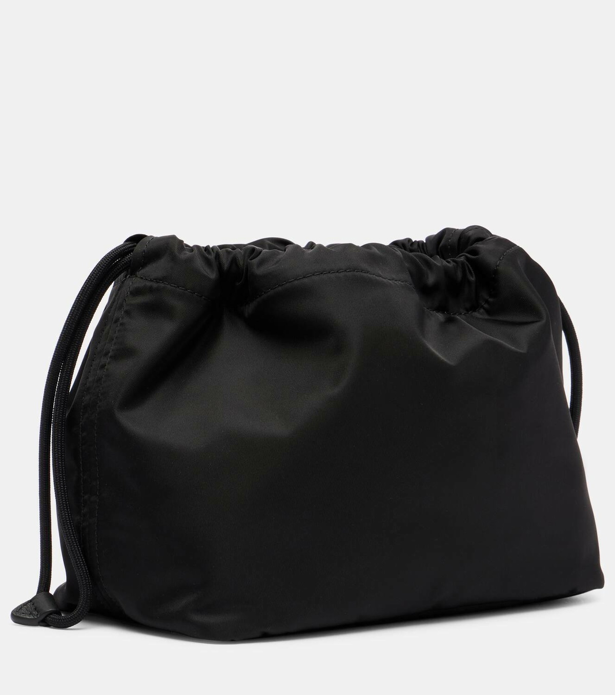 Burberry Reversible leather-trimmed pouch