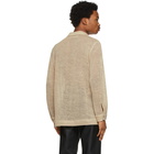 Sefr Beige Mate V-Neck Sweater