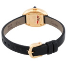 Cartier Baignoire Yellow Gold Mini Model Black Dial Ladies Watch WGBA0040