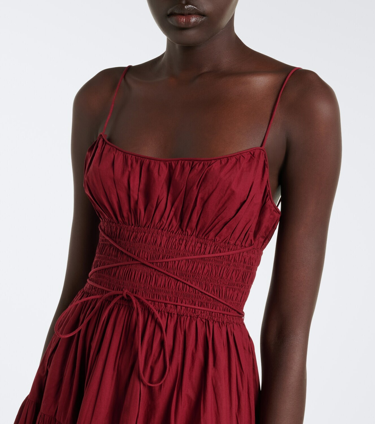 Dôen Safia cotton poplin maxi dress